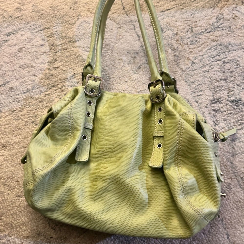 Francesco biasia two handled leather bag